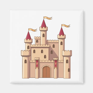 Íman Castelo de Princesa Real Medieval de Conto de Fada