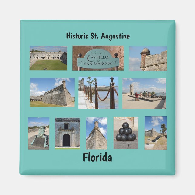 Íman Castelo de San Marcos (Frente)