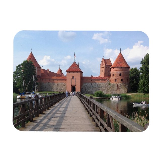 Íman Castelo de Trakai Island - LITUÂNIA (Horizontal)
