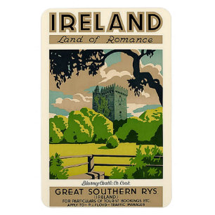 Íman Castelo do Blarney de Ireland do poster das