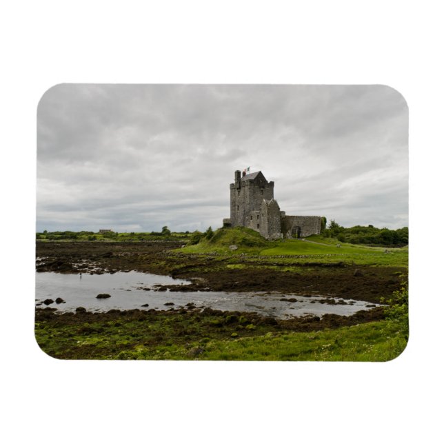 Íman Castelo Dunguaire, ímã retangular irlandês (Horizontal)
