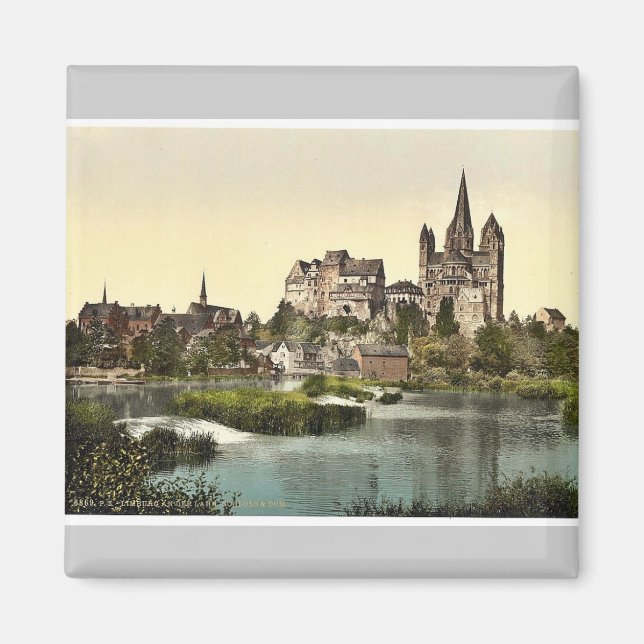Íman Castelo e catedral, Limburg (ou seja, Limburg e de (Frente)