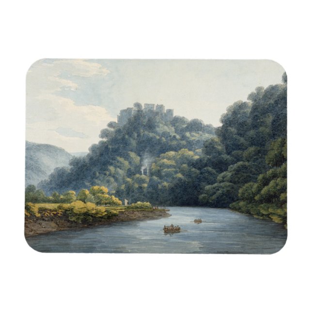 Íman Castelo Goodrich no Wye (c/c, caneta e tinta, giz (Horizontal)