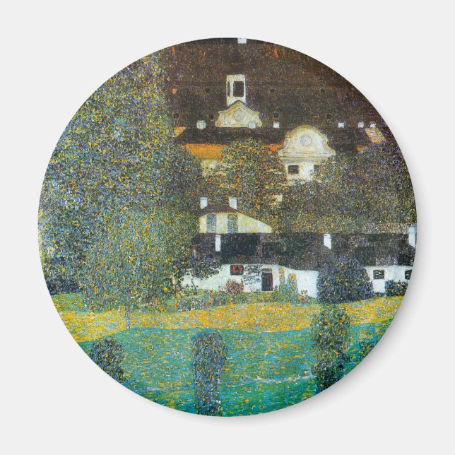 Íman Castelo Kammer no Attersee II de Gustav Klimt (Frente)