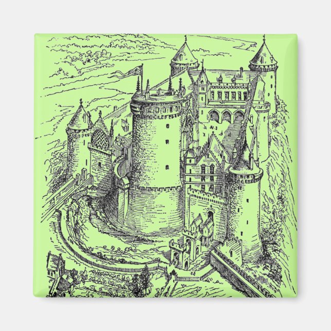 Íman Castelo Medieval (Frente)