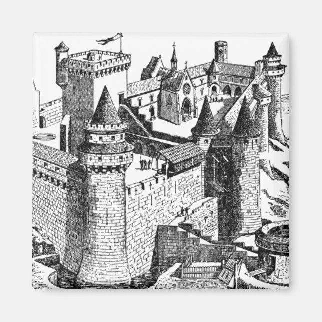 Íman Castelo Medieval (Frente)
