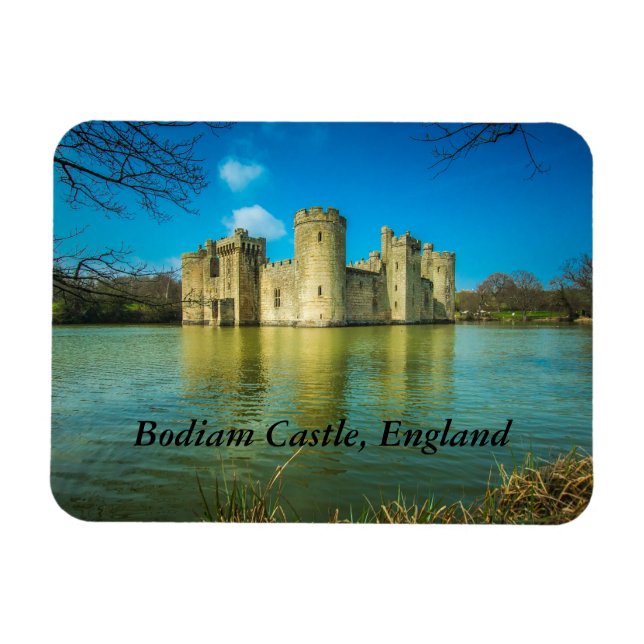 Íman Castelo Scenic Bodiam, Inglaterra de East Sussex (Horizontal)