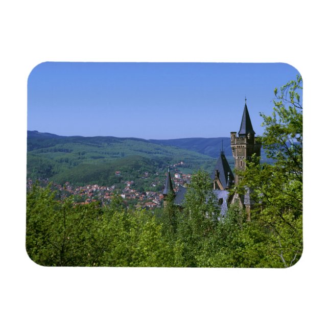 Íman Castelo, Wernigerode, Saxônia-Anhalt, Alemanha (Horizontal)