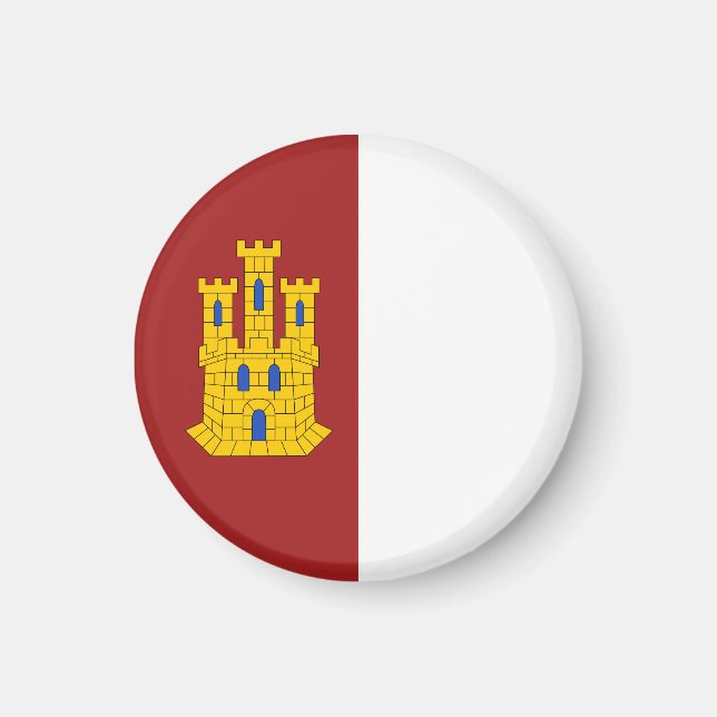 Íman Castilla La Mancha casaco de armas - Espanha (Frente)