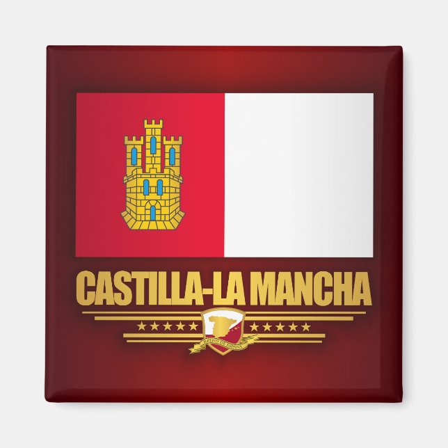 Íman Castilla-La Mancha Flag (Frente)