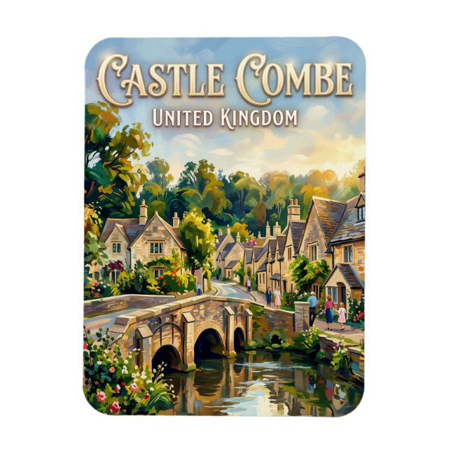 Íman Castle Combe Reino Unido (Vertical)