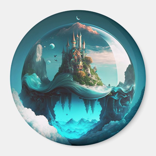 Íman Castle In Crystal Ball (Frente)