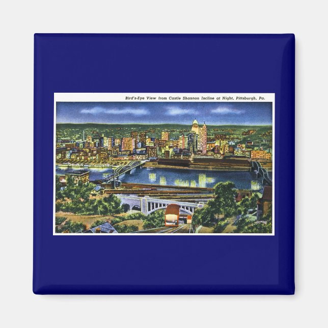 Íman Castle Shannon Incline, Pittsburg, PA (Frente)