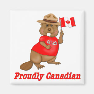 Íman Castor orgulhosa canadense