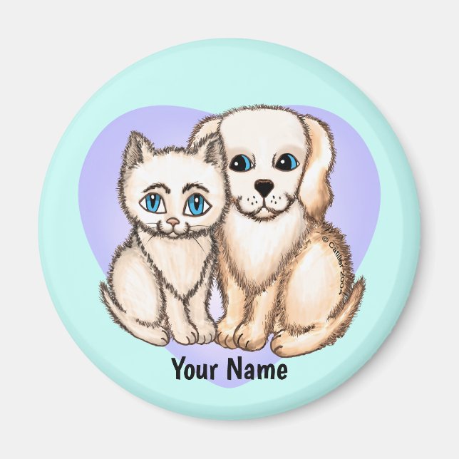 Íman Cat ama cão (Frente)