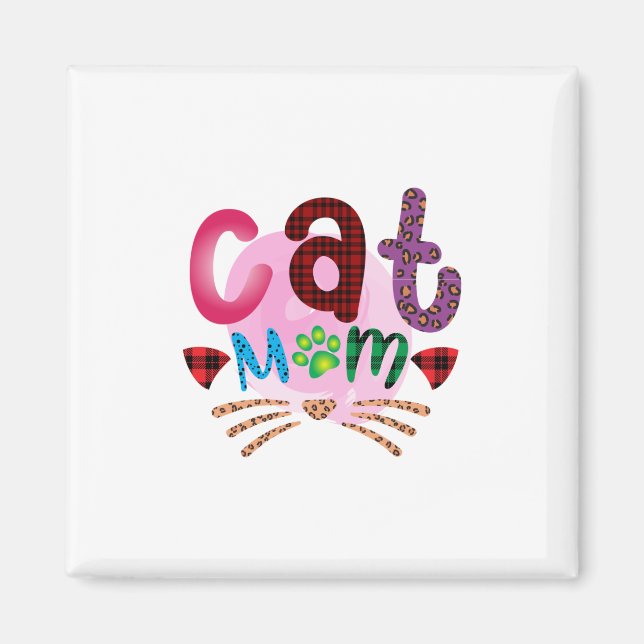 Íman Cat Art Cat Mãe_2 (Frente)