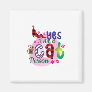 Íman Cat Art I É Uma Pessoa De Gatos