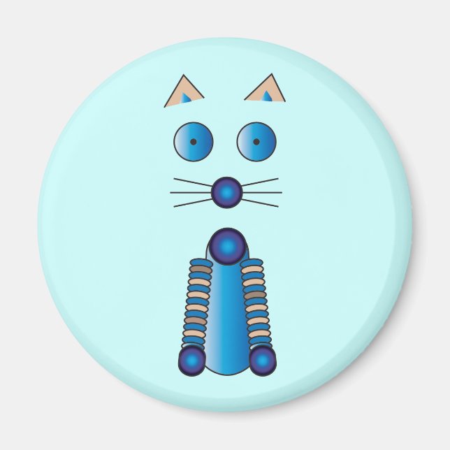 Íman CAT azul (Frente)