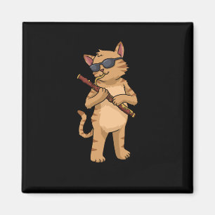 Íman Cat Bassoonista Gift Men Jazz Music Cat Bassoon
