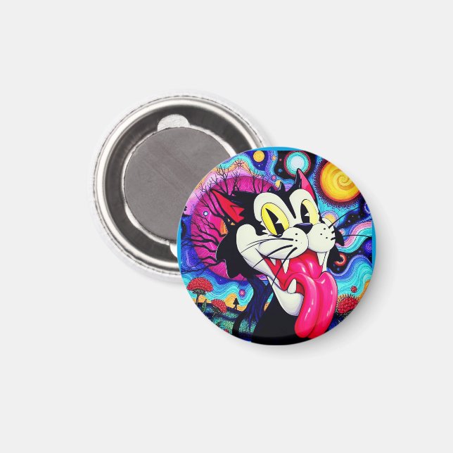 ÍMAN CAT CARTOON (Front/Back)