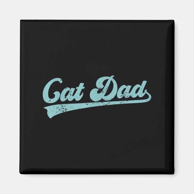 Íman Cat Dad Funny Dad Father's Day Funny Papa  (Frente)