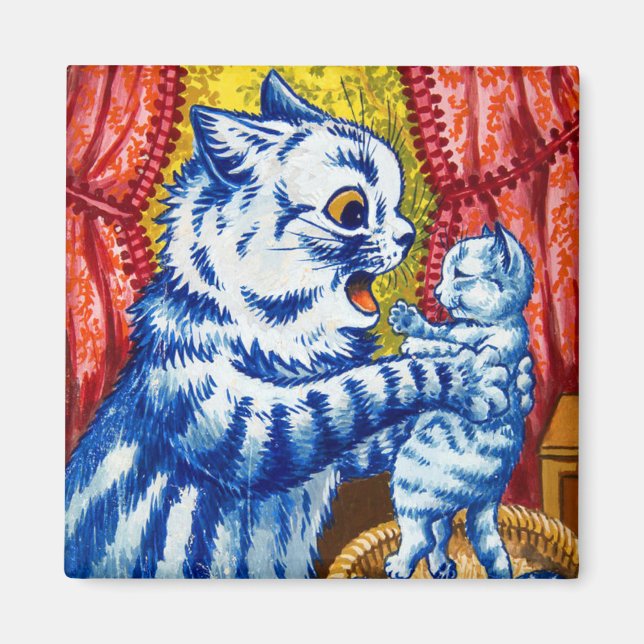 Íman Cat e seus gatinhos (Frente)