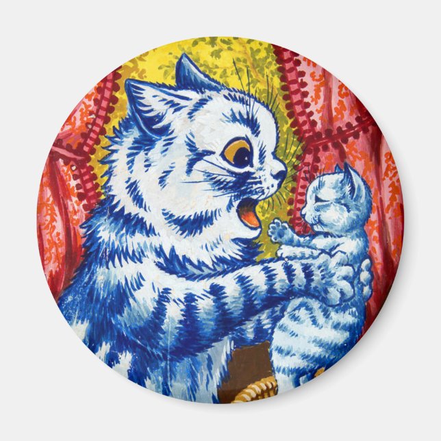 Íman Cat e seus gatinhos (Frente)