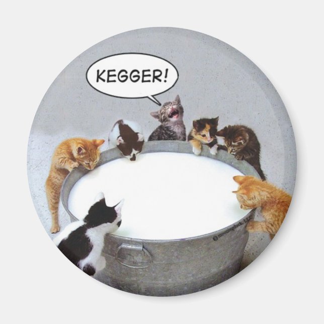 Íman Cat Kegger Magnet (Frente)