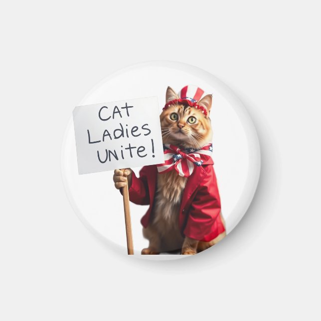 Íman Cat Ladras Unite Kamala Harris para Presidente Eng (Frente)