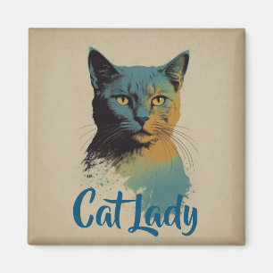 Íman Cat Lady Magnet