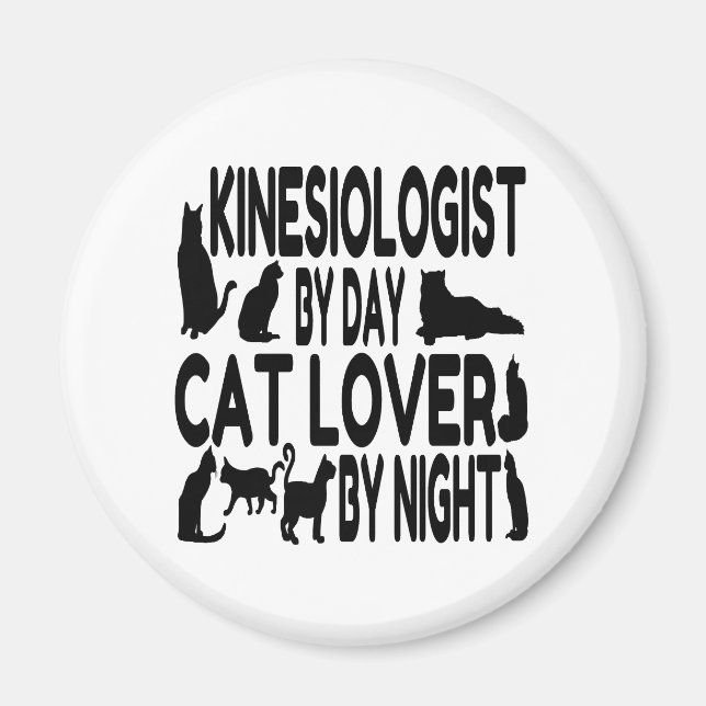Íman Cat Lover Kinesiologista (Frente)