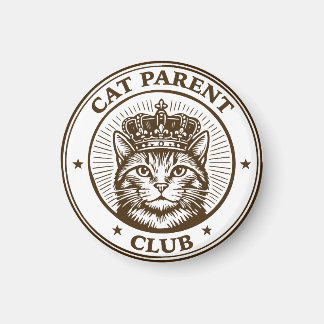 Íman Cat Parent Club – For Humans Owned by Cats