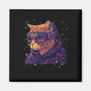 Íman Cat Ski Snowboard óculos Engraçados Esqui Snowboar