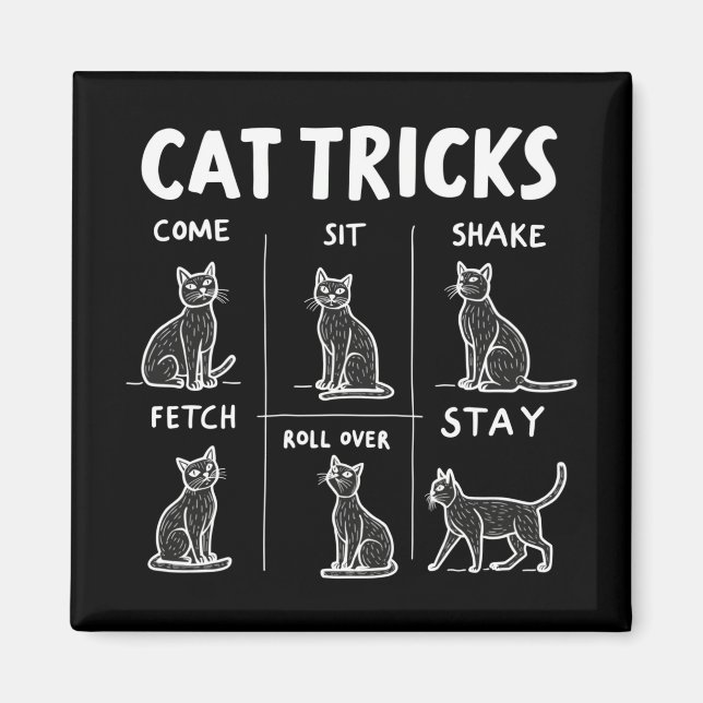 Íman Cat Truks Purr-Fectly Hilarious Feline Fun (Frente)