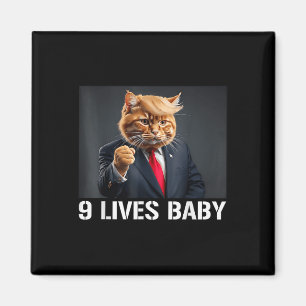 Íman Cat Trump 9 Vive Bebê Engraçado Gato Com Cabelo De