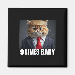 Íman Cat Trump 9 Vive Bebê Engraçado Gpresente De Gato