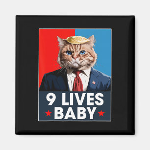Íman Cat Trump 9 Vive Bebê Engraçado Votar Para Trump C
