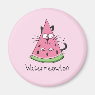 Íman Cat Watermelon Cute Kid