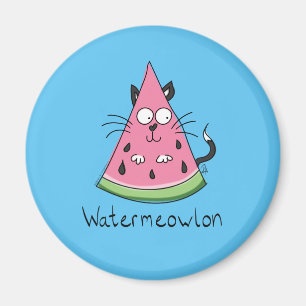 Íman Cat Watermelon Cute Kid