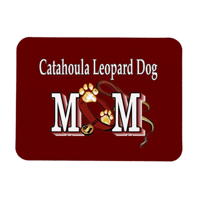 Íman Catahoula Leopard Dog MOM (Horizontal)