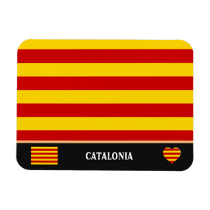 Íman Catalonia Flag & Catalan - Moda La Senyera
