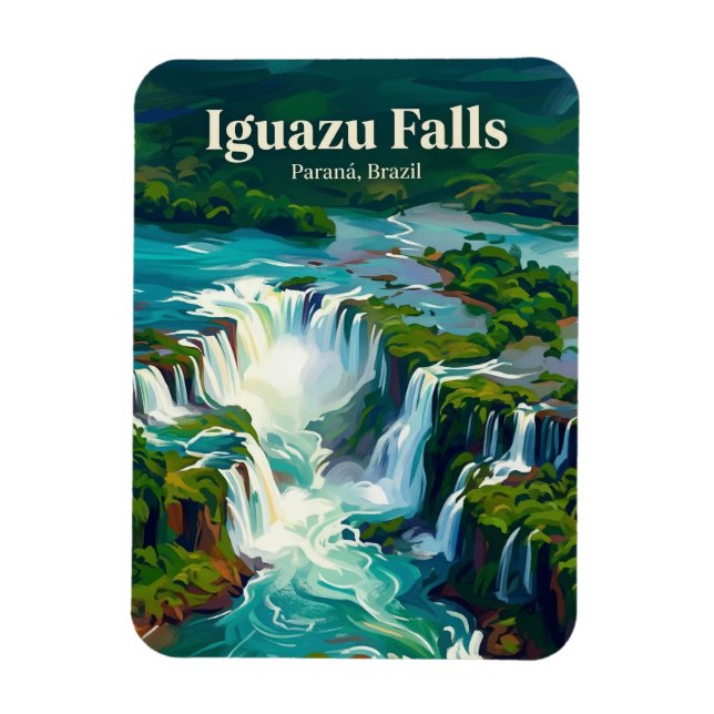 Íman Cataratas do Iguaçu Brasil (Vertical)