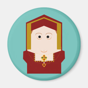 Íman Catarina de Aragão imã de geladeira