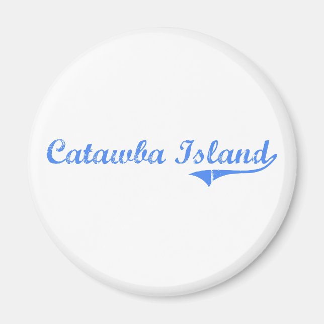Íman Catawba Island Classic Design no Ohio (Frente)