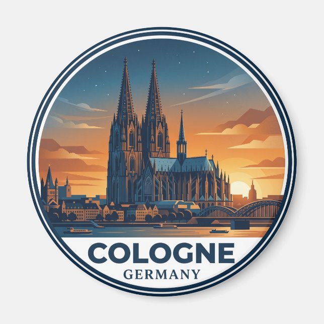 Íman Catedral de Colônia Alemanha (Frente)