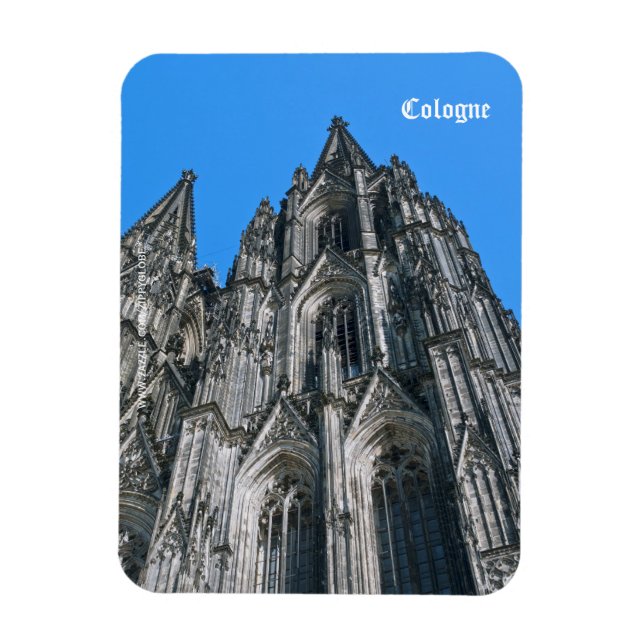 Íman Catedral de Colônia - Magneta Flexi Premium (Vertical)