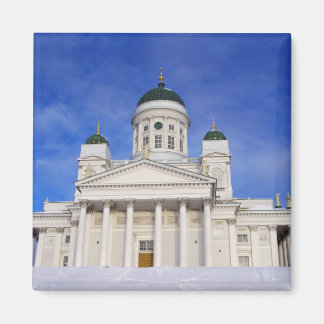 Íman Catedral De Helsínquia (Tuomiokirkko) No Inverno