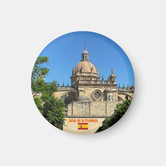 Íman Catedral de Jerez de la Frontera na Espanha, viage (Frente)