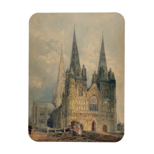Íman Catedral de Lichfield, Staffordshire, 1794 (w/c