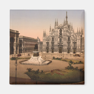 Íman Catedral de Milão e praça, Lombardy, Italia